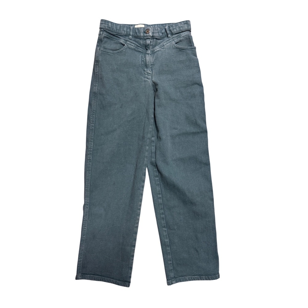 Wilfred Teal Wide Leg Jeans